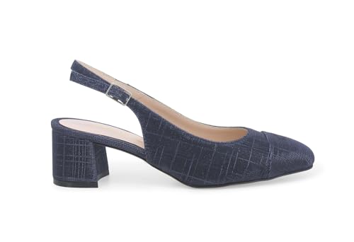 Zapatos de tacón azul noche Melluso e1301q, elegancia ideal para tus eventos de noche y cócteles
