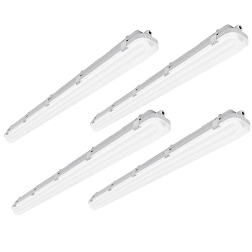 hykolity 4 Pack 4FT LED Vapor Tight Light,...