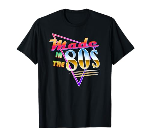 "Made in the 80s" Vaporwave design. Retro 80's Birthday Gift T-Shirt