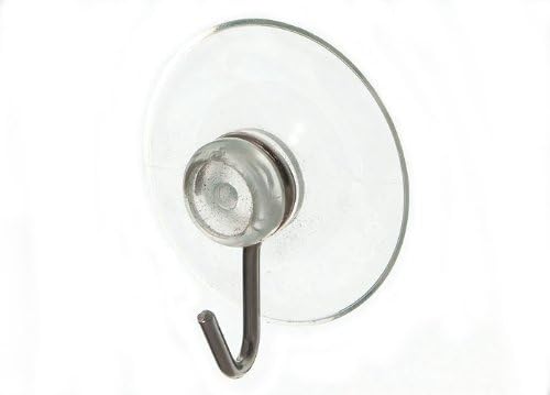 1000 X Suction Sucker Window Hooks Clear Wire Hook 32Mm