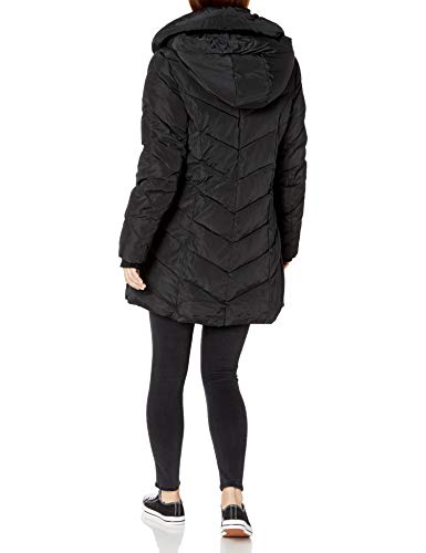 Steve Madden Womens Long Puffer Coat - Heavyweight Insulated Fall Winter Jackets for Women Windproof Long Length Bubble Parka