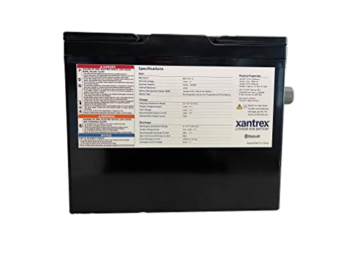 Xantrex Lithium Battery Lifepo4 (Group 27)- 105Ah 12V - Built In Bms, 6000 Deep Cycle Rechargeable Battery - Perfect For Rv/Camper, Marine, Van, Solar And Off Grid Uses. #TOP2