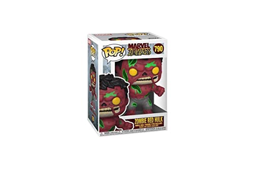 Funko Pop Marvel: Marvel Zombies - Red Hulk, 3.75 Inches, Multicolor