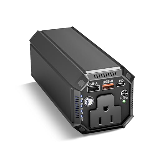 MAHUEEOL Power Bank with AC 100W,Portable Laptop Charger,98Wh/27000mAh External Battery for Laptop,PD 65W Type-C,Compatible for Outdoor RV Camping Travel Emergency Backup Home