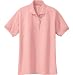 Joe's USA(tm) Ladies Short Sleeve Polo Shirt-Light Pink-L