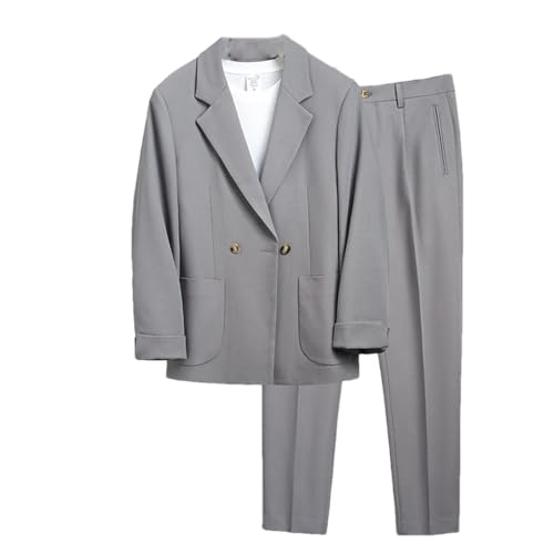 Men's Casual Set Loose Fit Suit Coat Men's Slim Fit Set