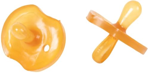 Neumático de caucho para niños con tetina anatómica, sin BPA, lavable y reutilizable, con orificios en el disco