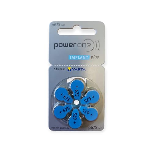 Power One 675 IMPLANT Plus Hearing Aid Battery - 1x Blister