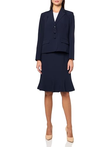 Le Suit Women\'s Jacket/Skirt Suit, Midnight Navy