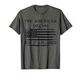 Son of a Plumber T Shirts for Men,Plumbing Tshirt