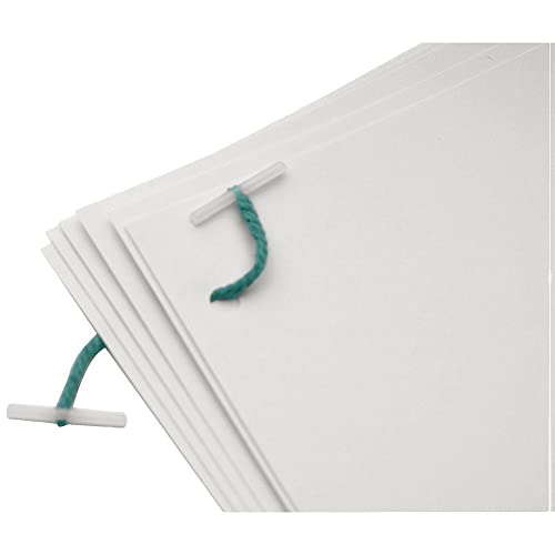 Q-Connect Plastic Ended Treasury Tag 127 mm - Pack of 100 Green