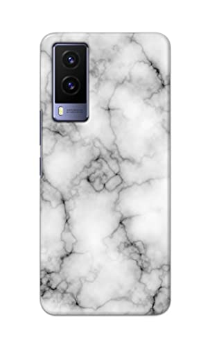 Image of Light White Marble Texture Natural Pattern Hard Back Case Cover for Vivo V21e 5G Back Cover -(J5) VNS2230