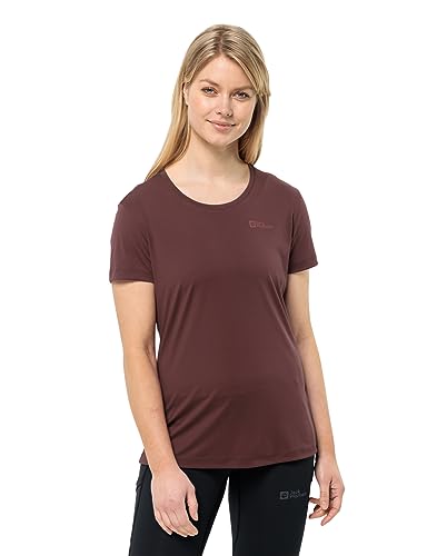 Jack Wolfskin Tech T-Shirt Femme maillot sport respirant séchage rapide randonnée