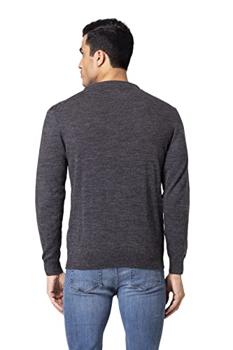 Image of Allen Cooper Solid Sweater for Men