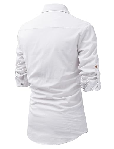 Image of Vida Loca Men Cotton Full Sleeve Casual Spread Collor Slim Fit Short Kurta for Men and Boys (Pack of 2)