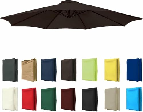 Housse de rechange pour parasol déporté jaune pour aménager votre terrasse d'été