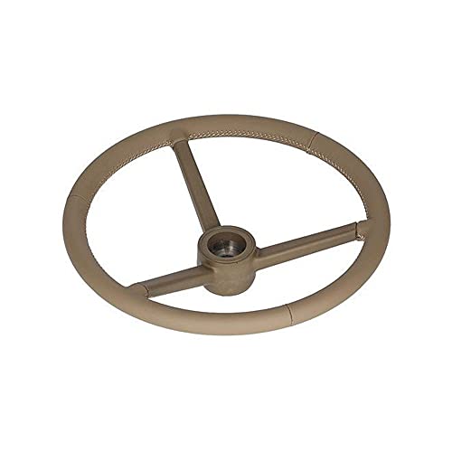 Reliable Aftermarket Parts Our Name Says It All Brown Leather Wrapped Steering Wheel Fits John Deere RE282643 1404-4804