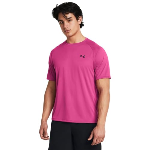 Image of Under Armour Men's Polyester Solid UA Tech 2.0 SS Short Sleeve Tee | 1326413-001