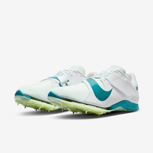 Image of Zoom Elite Long Jump Shoes (Unisex - White /Black-Laser Orange-Hyper Pink) by Nike