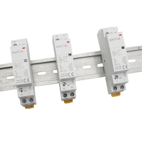 Contacteur ca modulaire EACT-20 25A DC 12V 2NO pour tableau électrique