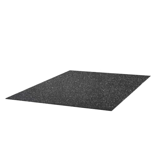 Image of VEVOR 0.4Inch 48sq.ft 12 Tiles Gym Flooring for Home Gym, Rubber Top with High Density EVA Foam, 24 x 24In Gym Floor Exercise Equipment Mats, Interlocking Gym Mats, Puzzle Workout Mats, Black & White | Rubber Top with High Density EVA Foam, Lightweight Gym Floor Exercise Mats, Interlocking Puzzle Workout Mats, Black & White