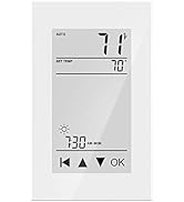 HEATIT ET-72 Touchscreen Programmable Thermostat with Floor Sensor Class A GFCI
