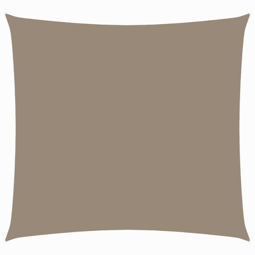 vidaXL Sunshade Sail Oxford Fabric Square 4x4 m Taupe — image 1