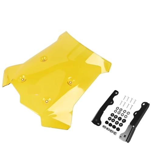 Protection pare-brise moto BMW F 750 GS jaune 2018-2021