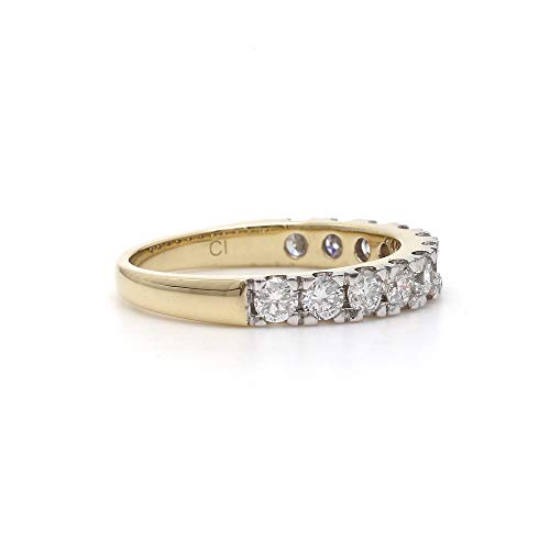 14k Yellow Gold Lab-Grown Diamond Wedding Band Ring (1 1/2 cttw, F-G Color, VS-SI Clarity)3