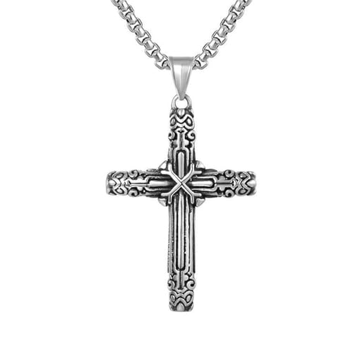 Collier créatif croix chrétienne homme : le pendentif vintage de vos convictions