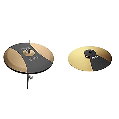 EVANS SO-CYM Sordina SoundOff per Piatto + SO14HAT Sordina SoundOff per Hi-Hat, 14'