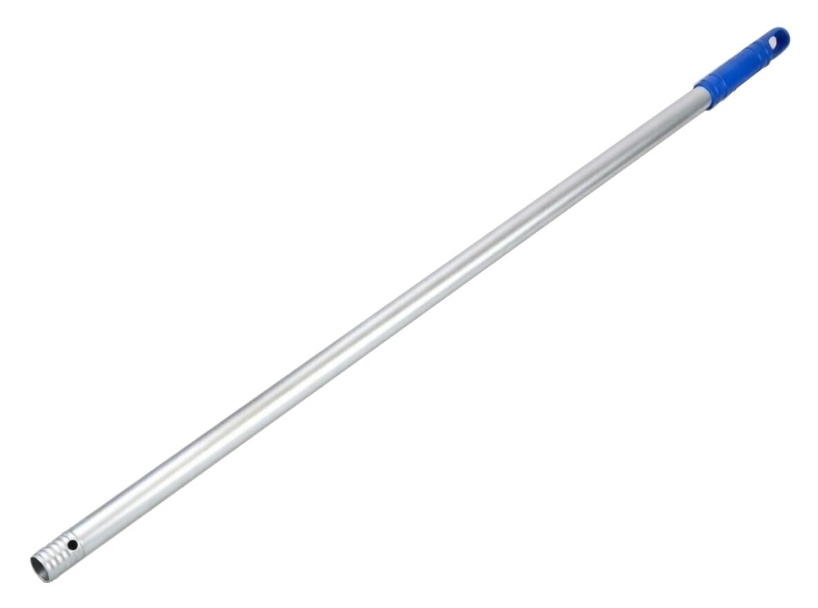 Sanjoma Broom or Mop Stick, Anodized Aluminium 1.5 m Thickness 1 mm Blue Handle with Hole (1)
