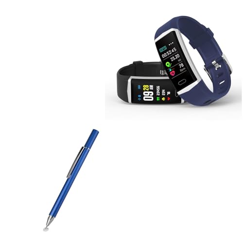 BoxWave Stylus Pen Compatible with Intelligent Galaxy IGGPSJ - FineTouch Capacitive Stylus, Super Precise Stylus Pen - Lunar Blue
