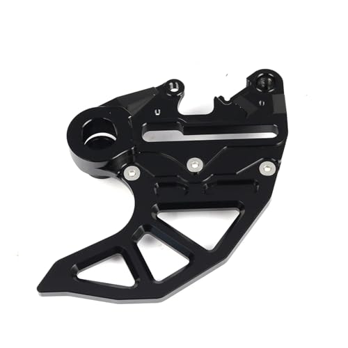 CRUQSDF バイク用リアブレーキディスクカバープロテクター 125 250 350 450 530 EXC EXCF XCW XCFW SX SXF XC XCF 2004-2022年式対応(Black)