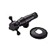 Produktbild OUNONA matt schwarz Body Badezimmer Eckventil Messing bleifreies Abschaltung Vavle f¨¹r WC K¨¹che Sp¨¹le