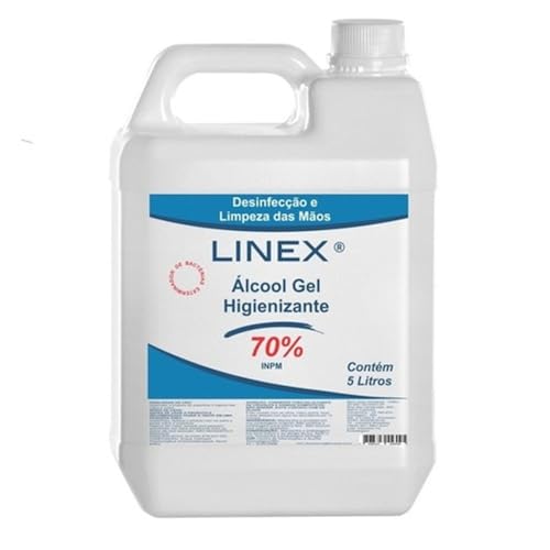 Álcool Gel 70% LINEX 5L / 4,3kg