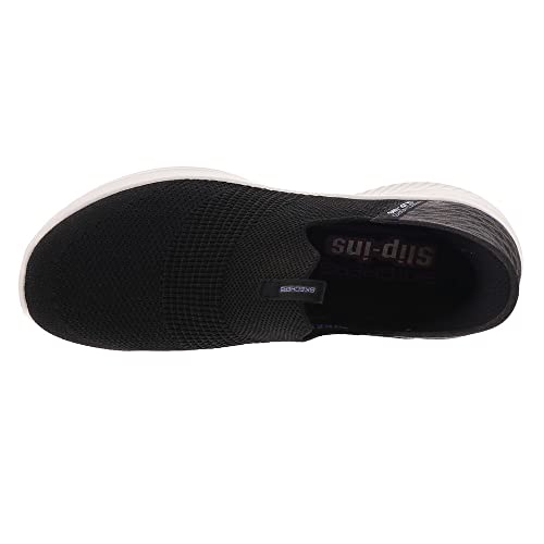 Skechers womens Hands Free Slip Ins Ultra Flex 3.0 Smooth Step Sneaker, Black, 9.5 Wide3