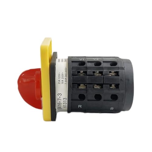 Commutateur de transfert de tension manuel pour voltmètre triphasé 250V - 4