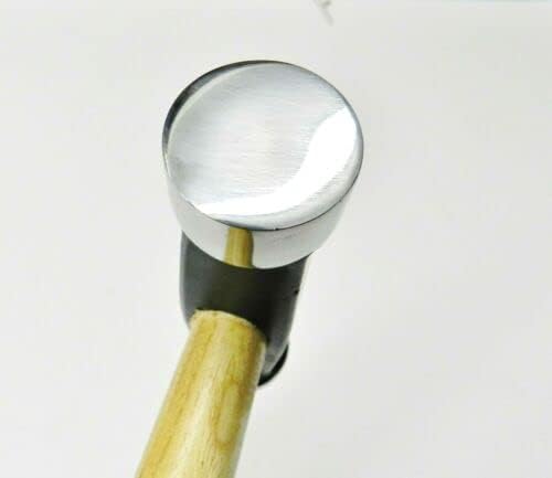 Embossing Hammer Rounded and Domed Face Forming Repousse Silversmith's 480 Gram for Jewelry Metalsmith Hammers for Metalwork for Silversmith Goldsmith Metal Forming Jewelry Making Tool By JTS
