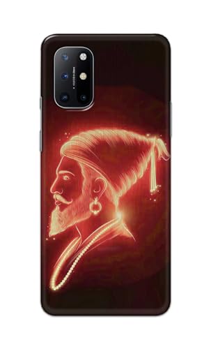 Image of PRINTFIDAA Printed Hard Back Cover Case for OnePlus 8T | OnePlus 8T+ 5G Back Cover (Chatrapati Shivaji Maharaj) -112