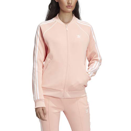 adidas Originals Women's Superstar Track Jacket, dust pink, Medium