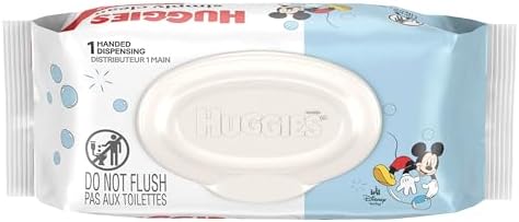 Baby Wipes, Huggies Simply Clean, UNSCENTED, Hypoallergenic, 1 Fl...