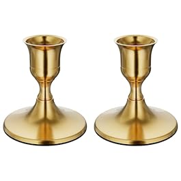 Brass Gold Taper Candle...