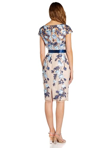 Image of Adrianna Papell Women's Embroidered Sheath Dress