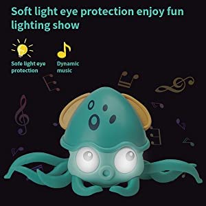 Chstr-Crawling-Octopus-Toys-Music-Toys-for-Toddlers-3-4-with-Music-Light-Toddler-Sensory-Learning-Gifts-for-3-4-5-Year-Old-Girls-Boys-Dancing-Toys-for-Kids-Octopus-Toys-Crawling-Baby-Toy