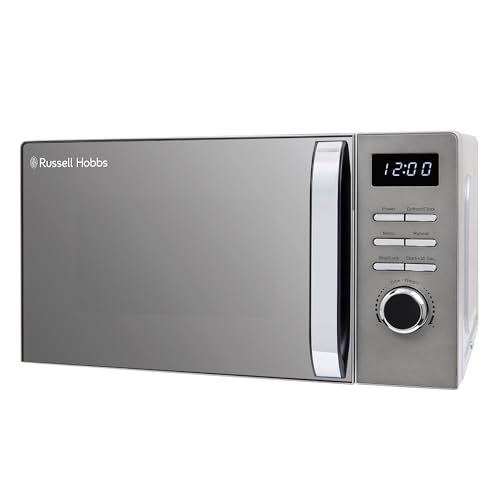 Russell Hobbs Titanium Digital Microwave 20 Litre 800W Solo Digital with 5 Power Levels, Defrost Function & Easy Clean, 60 Minute Timer, 8 Auto-Cook Menus, RHMD832T - Image 9