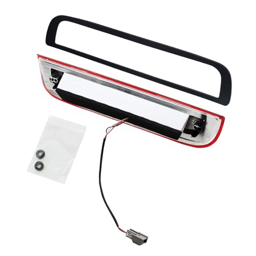 Image of Third 3rd Brake Light LED for 2014-2018 Chevy Silverado /GMC Sierra 1500 2500HD 3500HD, High Mount Rear Brake Lights Assembly, Waterproof Center Cab Cargo Lamp Stop Light (RED)