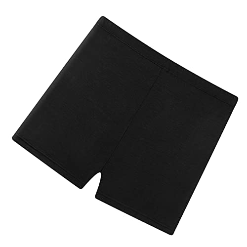 Pantalones cortos de maternidad de cintura alta, pantalones cortos de embarazo con cinturón para descansar, deportes, yoga (negro), Negro