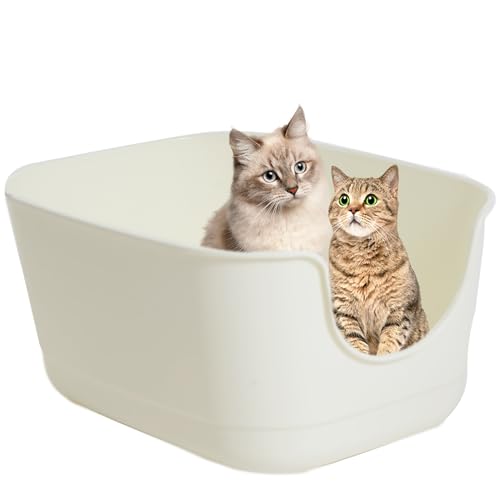 Suhaco Hochseitige Jumbo-Katzentoilette