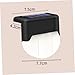KONTONTY 1pc Solar Power Led Stairs Light Outdoor Lighting Tool Step Lights for Outside Fence Warm